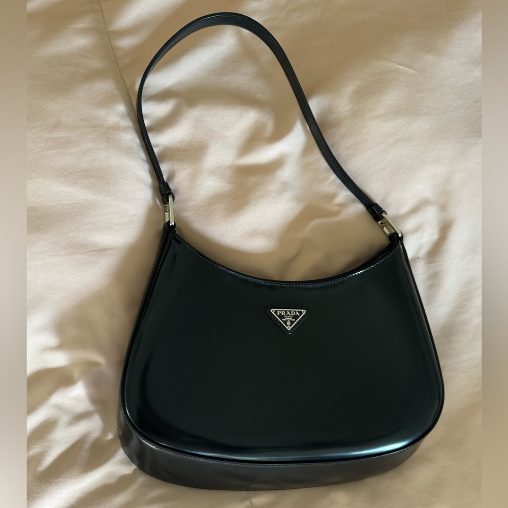 Prada Cleo Brushed Leather Shoulder Bag Excellent Condition - Picture 9 of 13